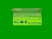 Tablet Screenshot of lietuvosmarsrutai.eu